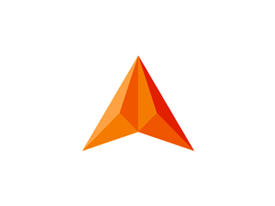 Orange Arrow Logo - A, arrow, logo design symbol by Alex Tass, logo designer. Dribbble