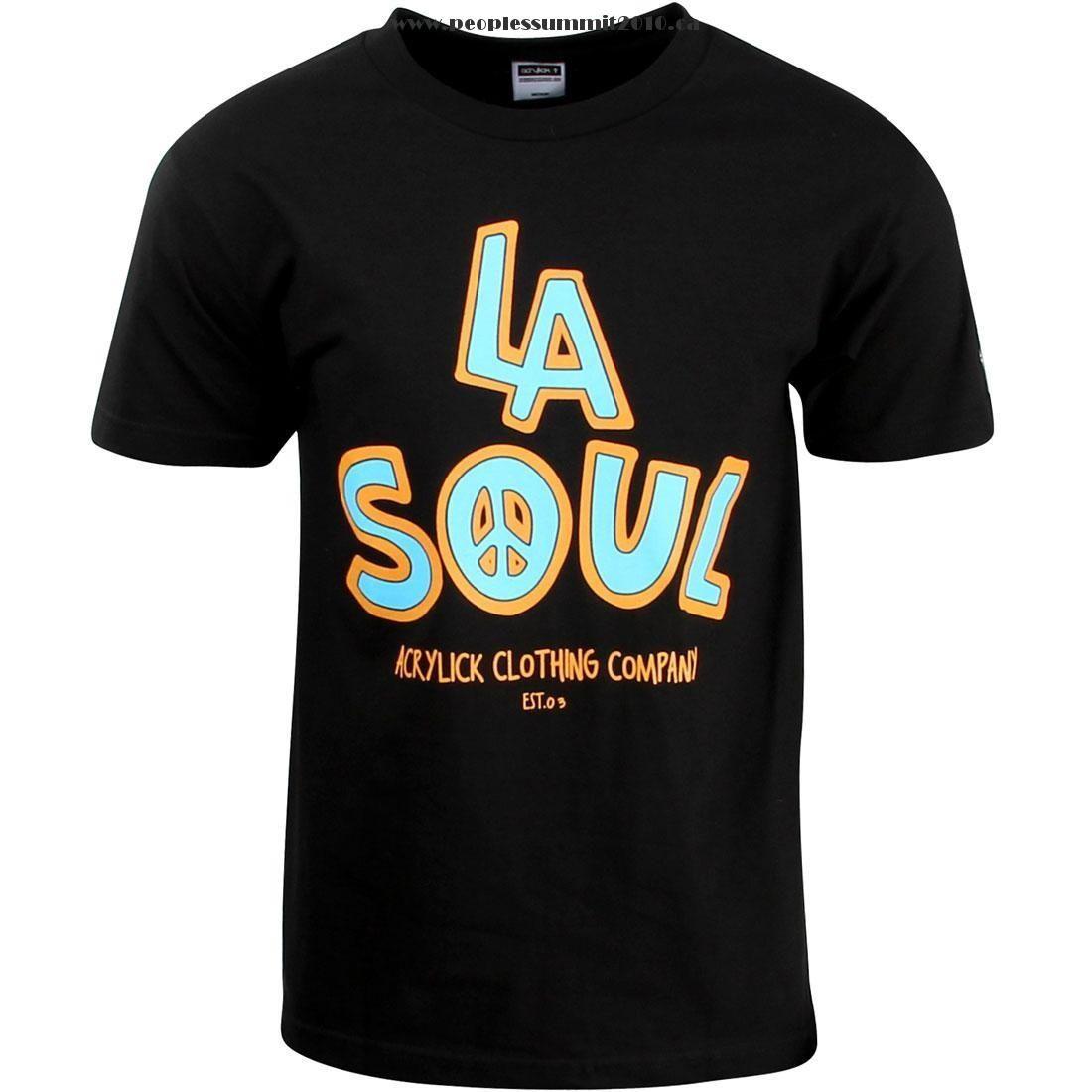 Acrylick Clothing Logo - Canada outlet online Acrylick LA Soul Tee (black) price -