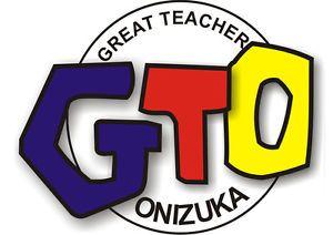 GTO Logo - STICKER AUTOCOLLANT POSTER A4 MANGA GTO . LOGO GREAT TEACHER ONIZUKA ...