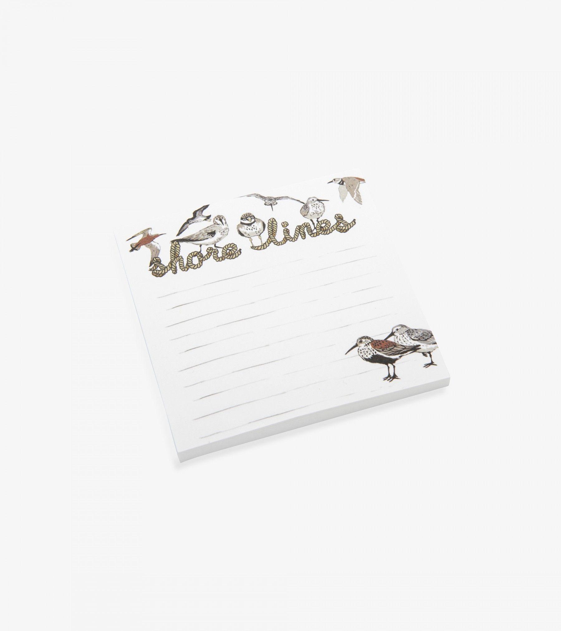 Little Blue Lines Logo - Shore Lines Sticky Notes | Little Blue House by Hatley Canada