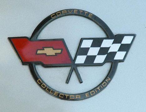Blue Corvette Logo - Corvette Logo: Vette Stingray Coupe | Restored Classic corvettes ...