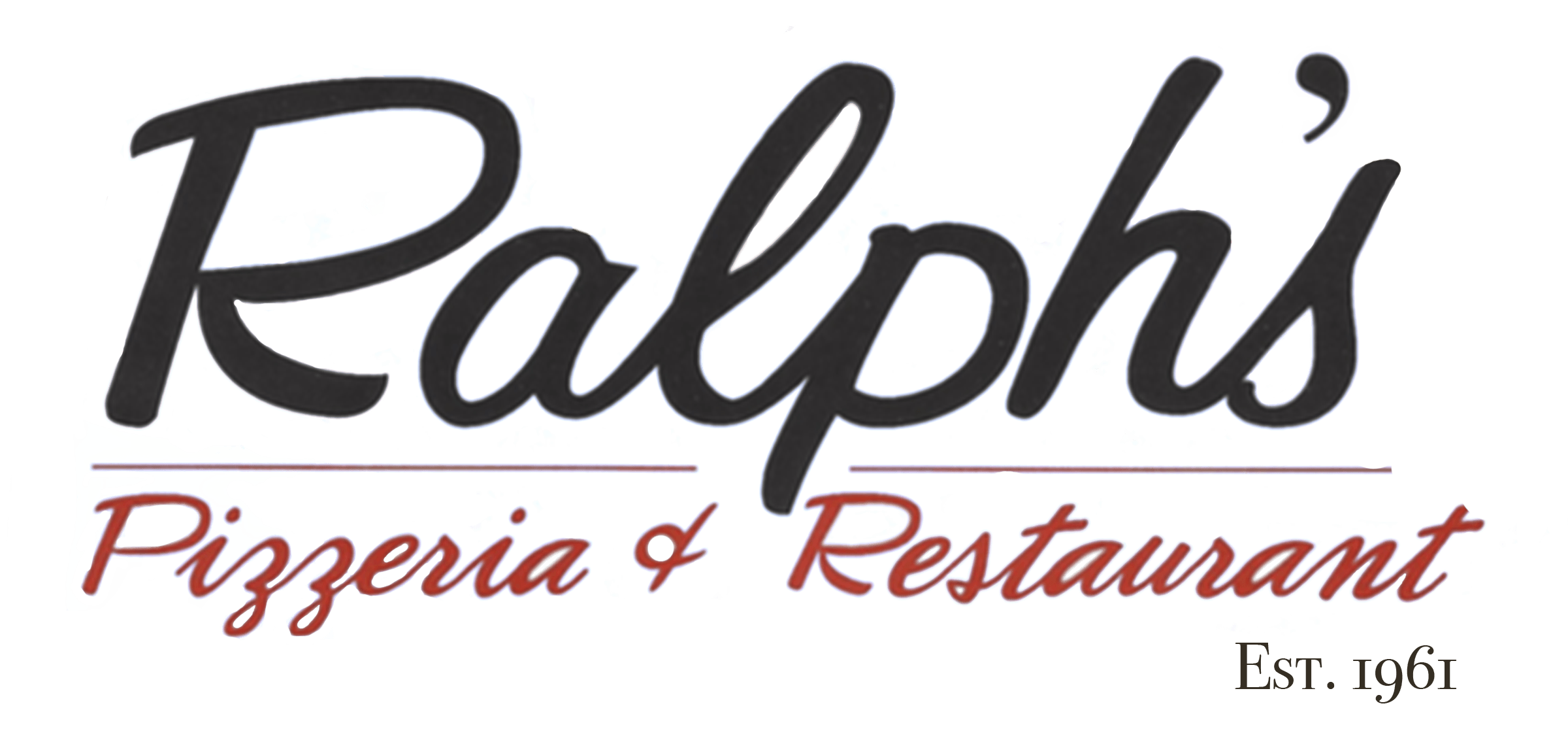 Ralphs Logo - Ralphs Pizzeria and Restaurant