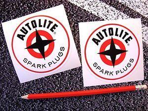 Autolite Logo - AUTOLITE Classic Spark Plugs Stickers Classic Car F1 Garage ...