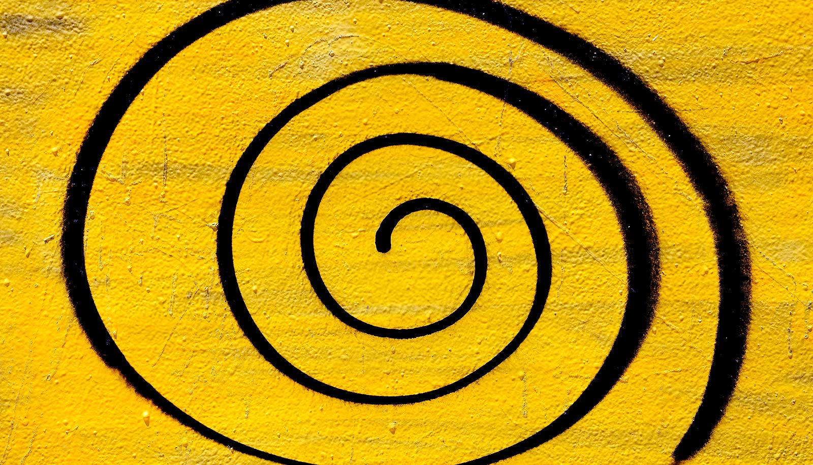 Yellow and Black Swirl Logo - Black Swirl Yellow Wall3_1600