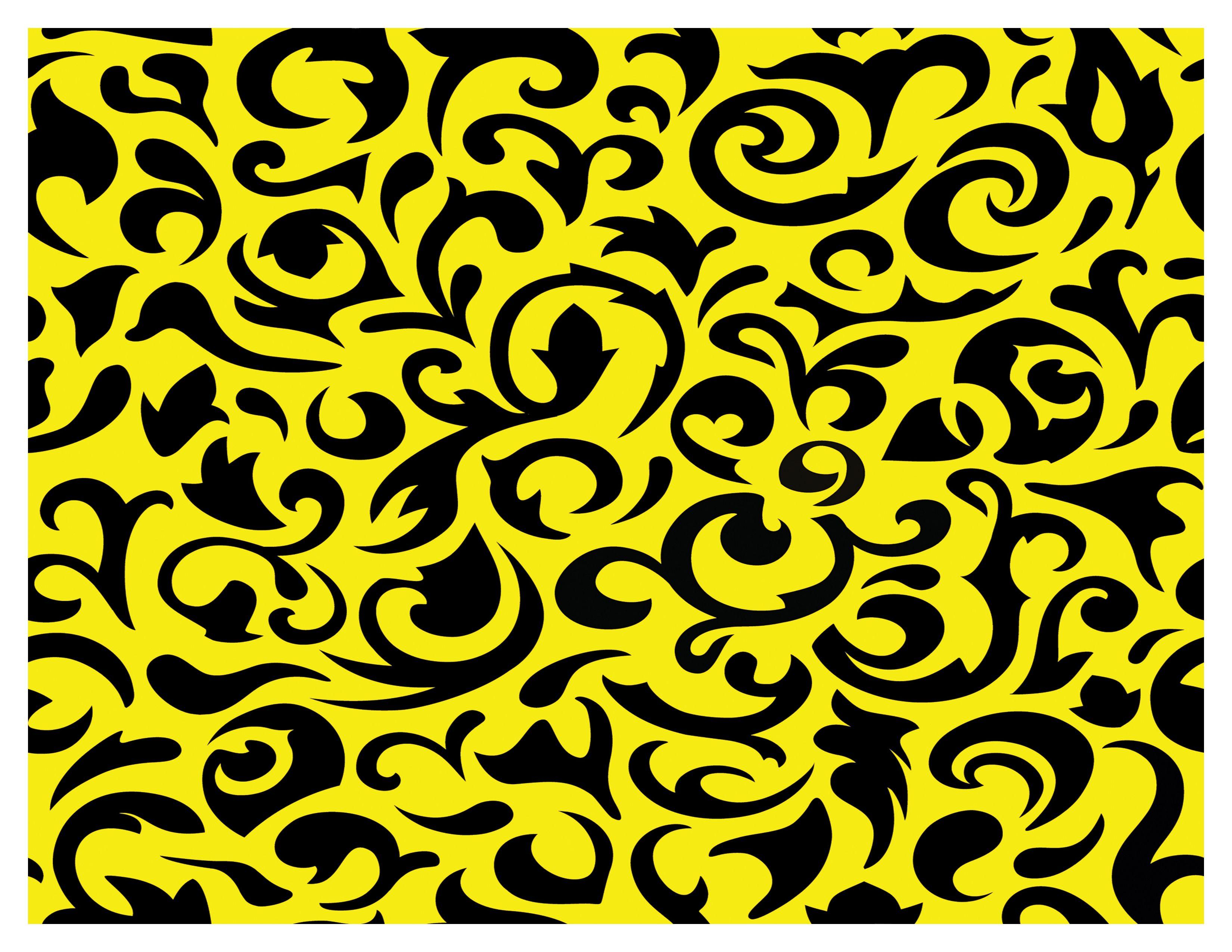Yellow and Black Swirl Logo - Yellow Black Swirl Logo