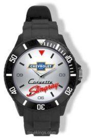 Corvette Old Logo - Chevrolet Corvette Stingray Old Logo Wrist Watches