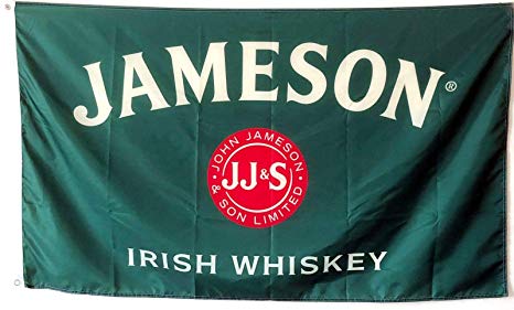 Jameson Logo - Amazon.com : Jameson Logo Premium Full Size Flag 3 x 5 : Barware ...