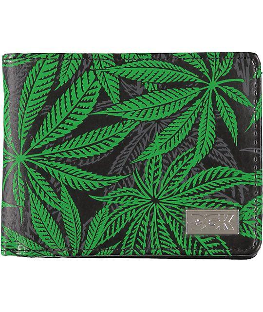 DGK Weed Logo - DGK Homegrown Black & Green Bifold Wallet | Zumiez