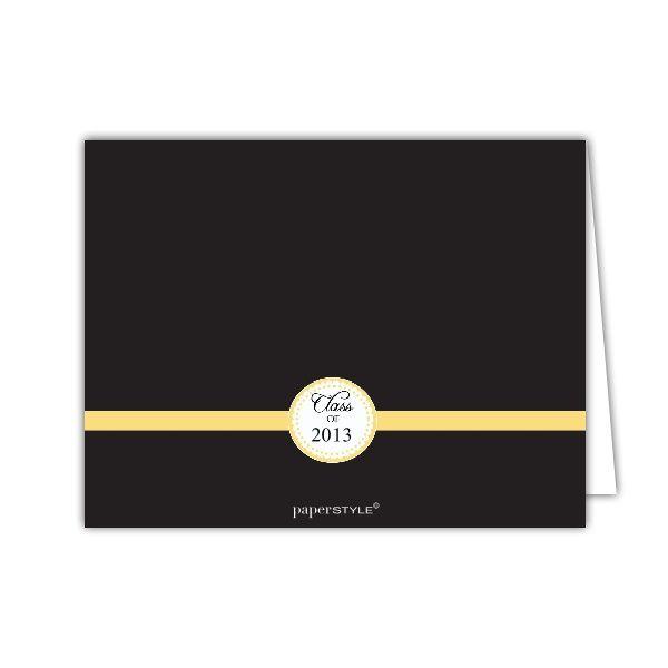 Yellow and Black Swirl Logo - Yellow Black Swirl Folded Notes | PaperStyle