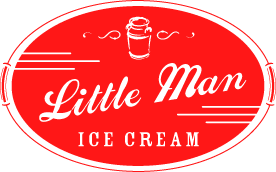 Red Ice Cream Logo - Little Man Ice Cream Logo. Brown International Academy