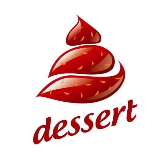 Red Ice Cream Logo - Chocolate ice cream vector logo free download