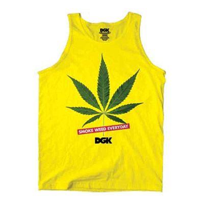 DGK Weed Logo - DGK Smoke Weed Everyday Tank Top in Yellow at Revert 95