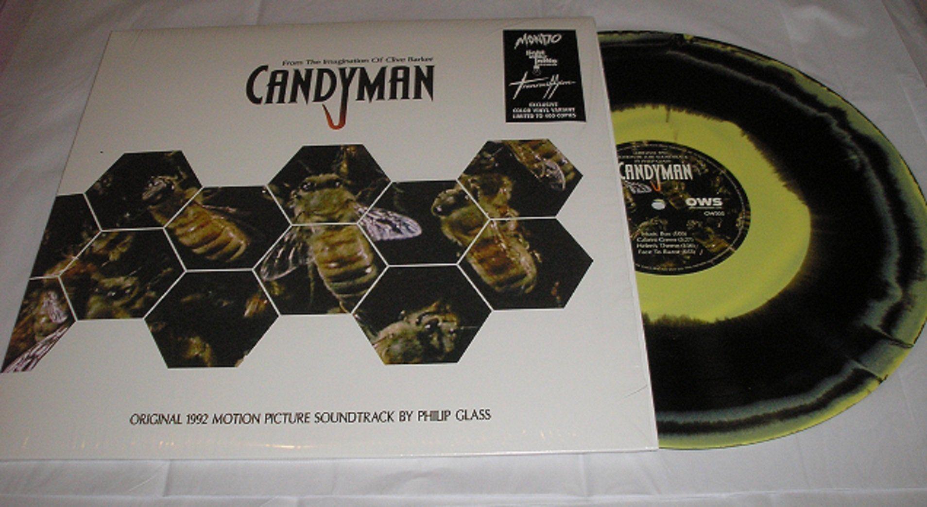 Yellow and Black Swirl Logo - Candyman Soundtrack Philip Glass LP Limited Edition Of 400 YELLOW ...
