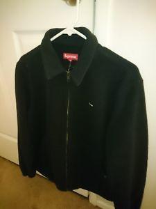 Black Box Logo - Fleece jacket] Supreme Polartec Harrington Jacket Size Medium black ...