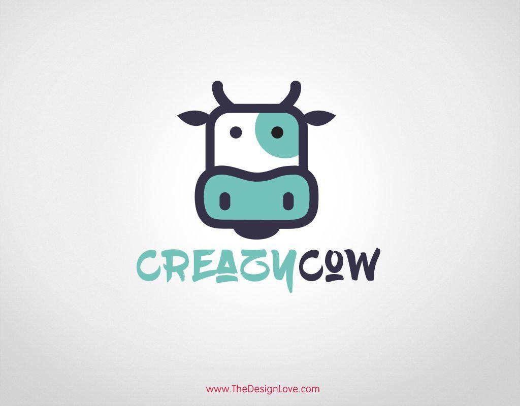 Cow Logo - Free Vector Cow Logo for Dairy Farming Business