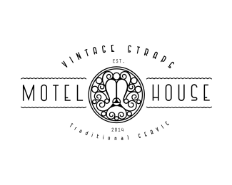 Decorative Logo - MOTEL HOUSE Designed by GreenIdeas | BrandCrowd