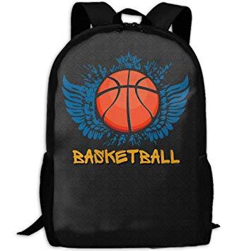 Creative Basketball Logo - Amazon.com. Creative Basketball Logo Print Custom Casual School Bag