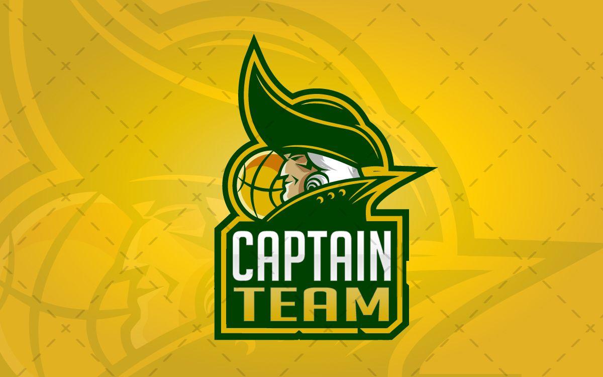 Creative Basketball Logo - Creative & Striking Captain Sports Logo For Sale - Lobotz