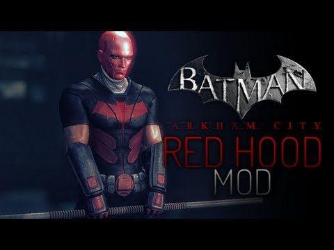 Red Hood Arkham Logo - Batman Arkham City Mods - Red Hood I - YouTube