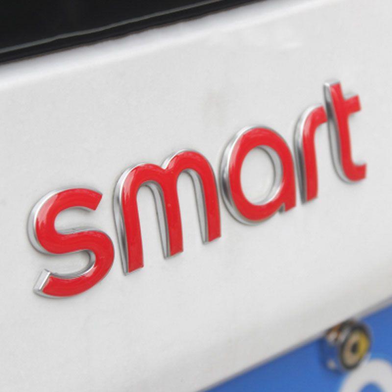 Smart Auto Logo - 3D 2015 2018new Smart 453 Fortwo Car Sticker Auto Logo Tail Stickers