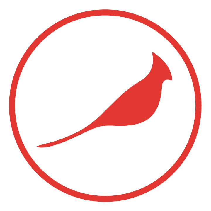 Red Cardinal Bird Logo - Cardinal Spirits