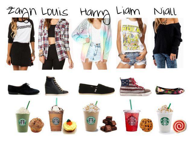 Sue and Diamond Clothing Logo - 1D Preferences: Starbucks with them.