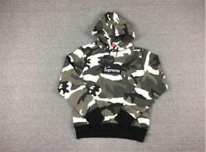 Snow Camo Supreme Box Logo - Supreme *Box Logo snow camouflage fatigues black hoodie | eBay