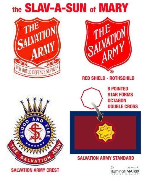 Salvation Army Red Shield Logo - Salvation Army Red Shield | Conspirazzi