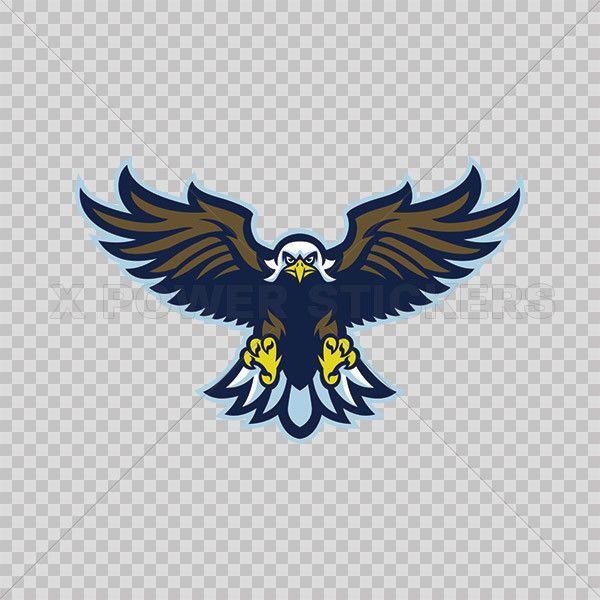 Flying American Eagle Logo - Stickers Sticker American Eagle Flying Attack ATV Sports Xp7 0500