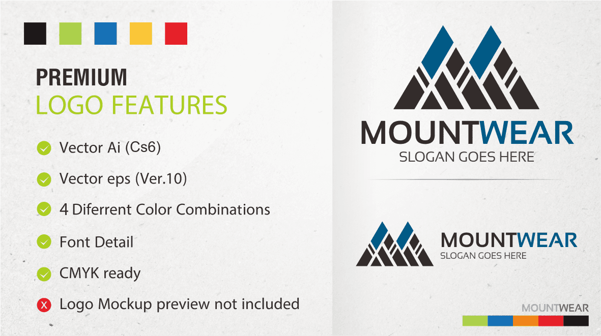Mountain Wear Logo - Mountain Logo & Graphics