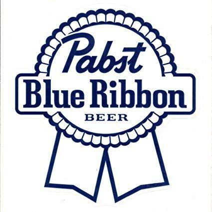 PBR Logo - Amazon.com: Pabst Blue Ribbon PBR Beer Logo Sticker