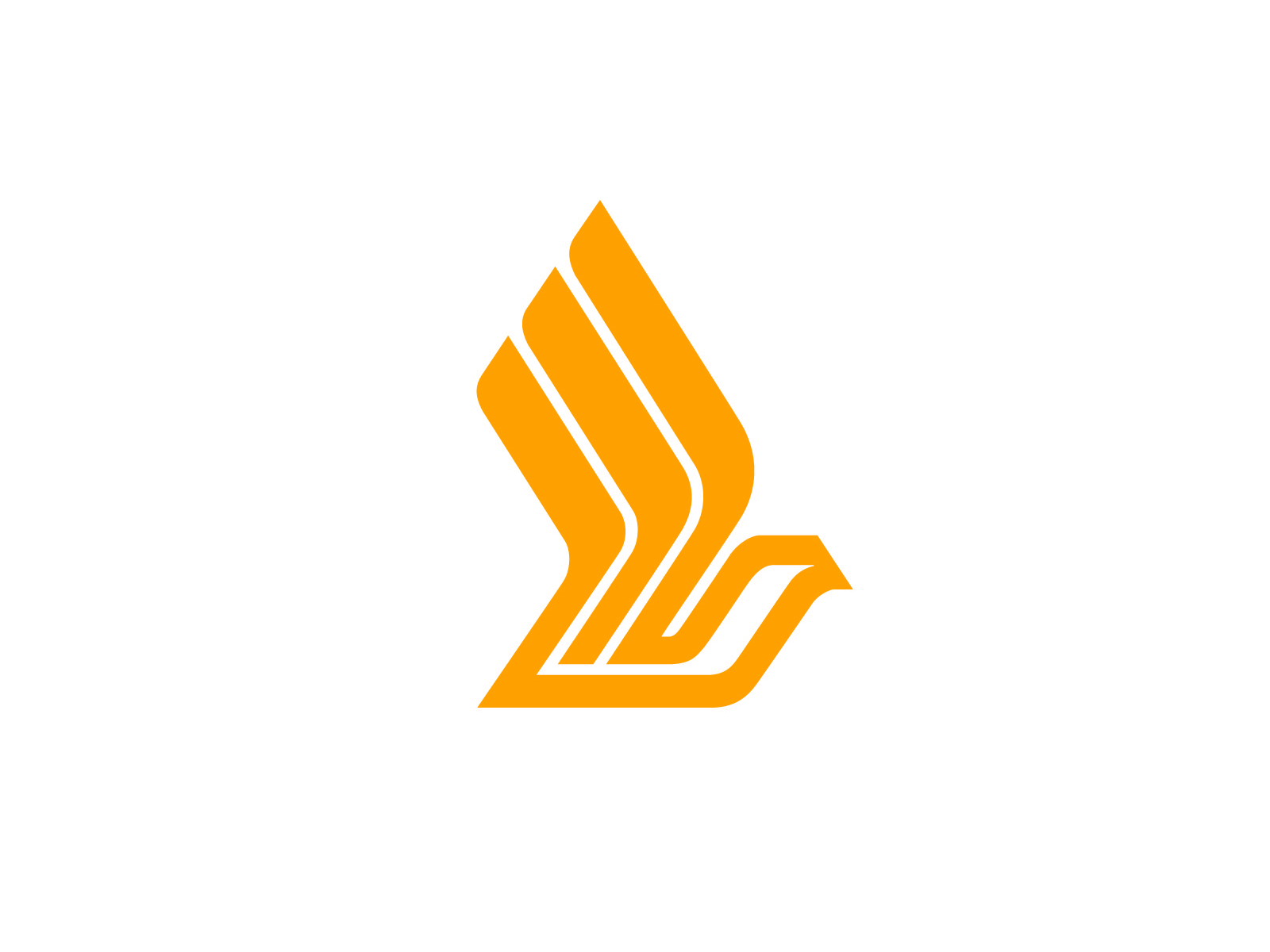 Orange and White Logo - Singapore Airlines logo | Logok