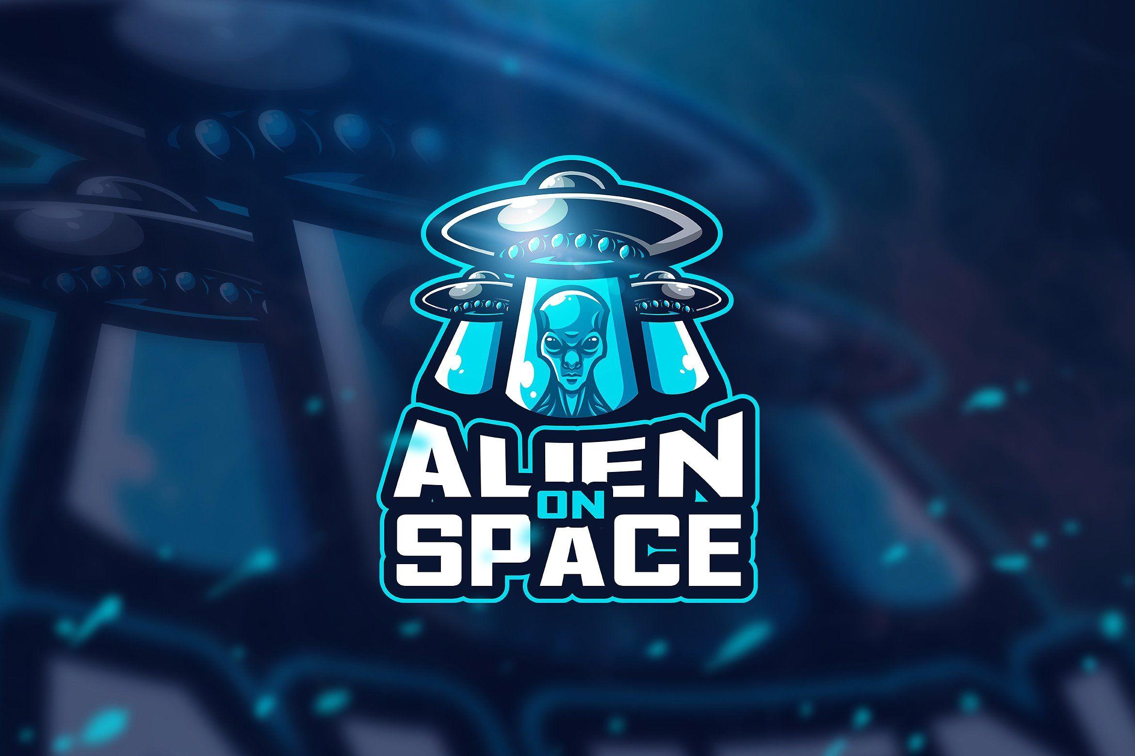 Alien 3 Logo - Alien space - Mascot & Esport Logo ~ Logo Templates ~ Creative Market
