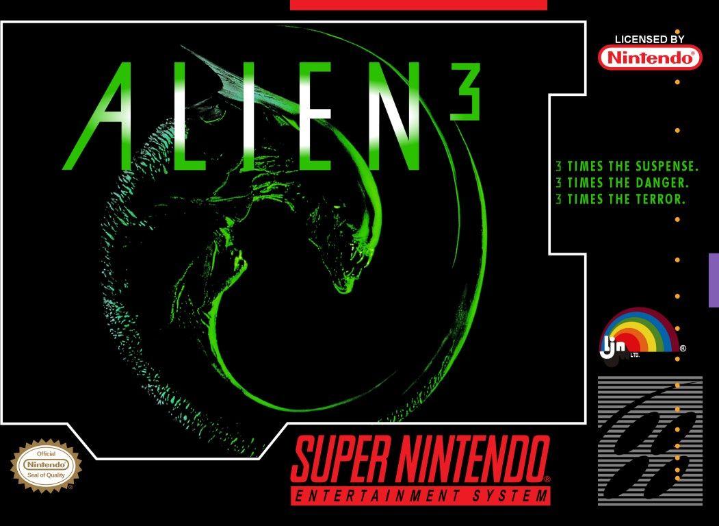 Alien 3 Logo - Alien 3 SNES Super Nintendo Game