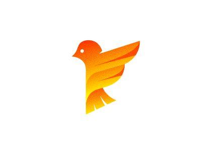 Orange Bird Logo - Little Bird Logo Design by Dalius Stuoka | Dribbble | Dribbble