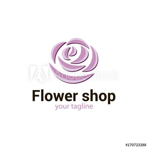 Creative Flower Shop Logo - Vector logo design template for flower shop, Spa salon, floral ...