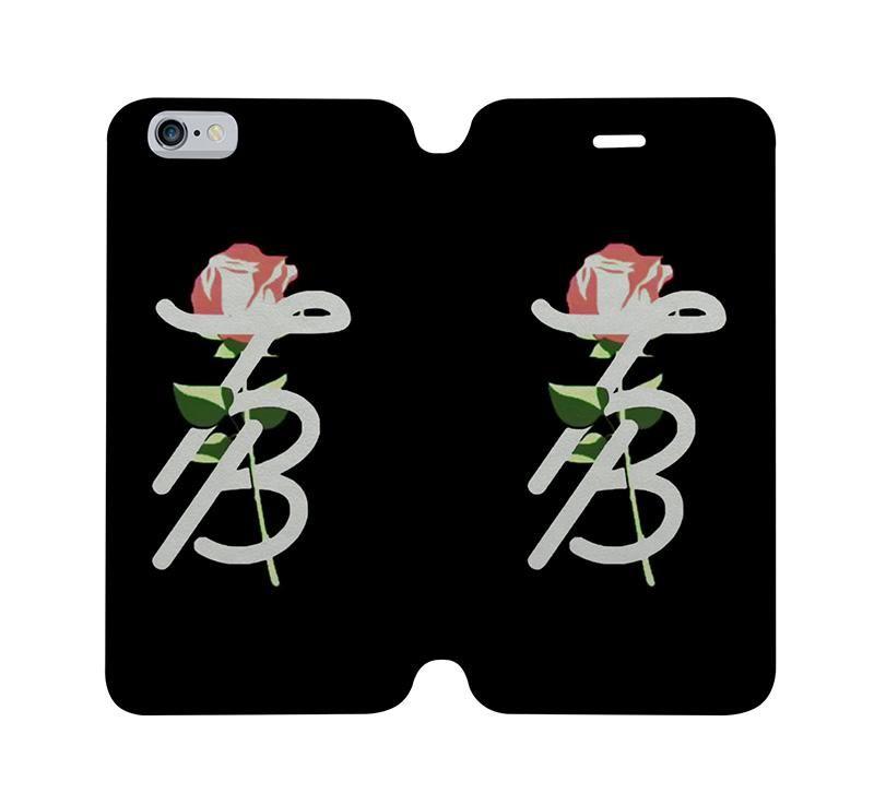 Tessa Brooks Logo - TESSA BROOKS FLOWER LOGO Wallet Case for iPhone 4/4S 5/5S/SE 5C 6/6S ...