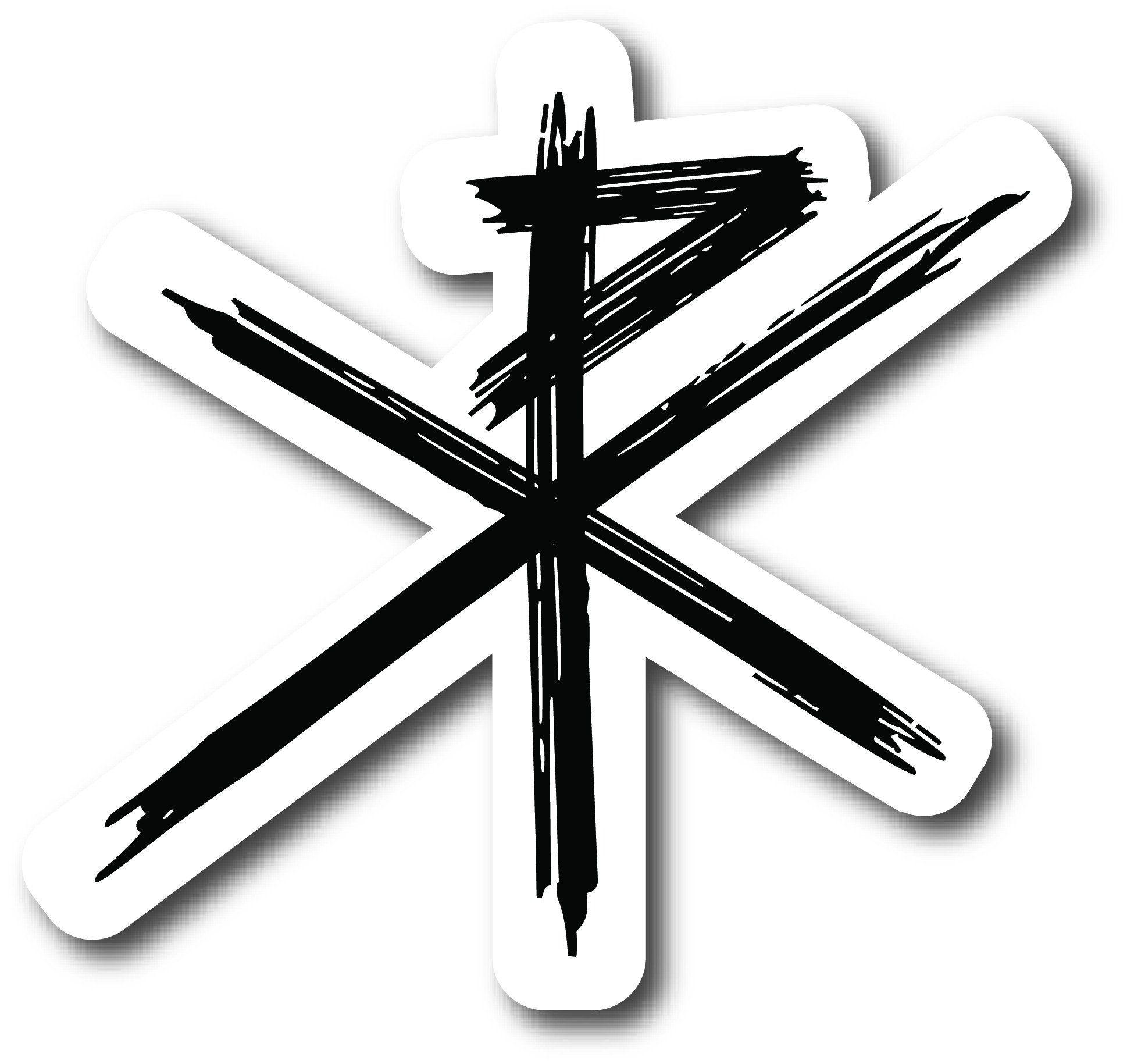 Disciple Band Logo - Chi Rho Sticker