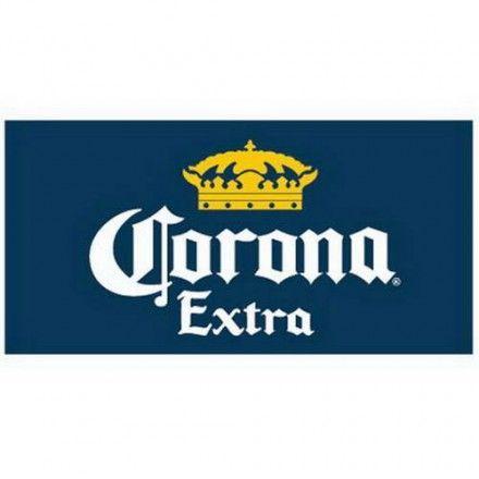 Corona Crown Logo - Corona Extra Crown Logo Navy Blue Beach Towel. Corona Extra Merch