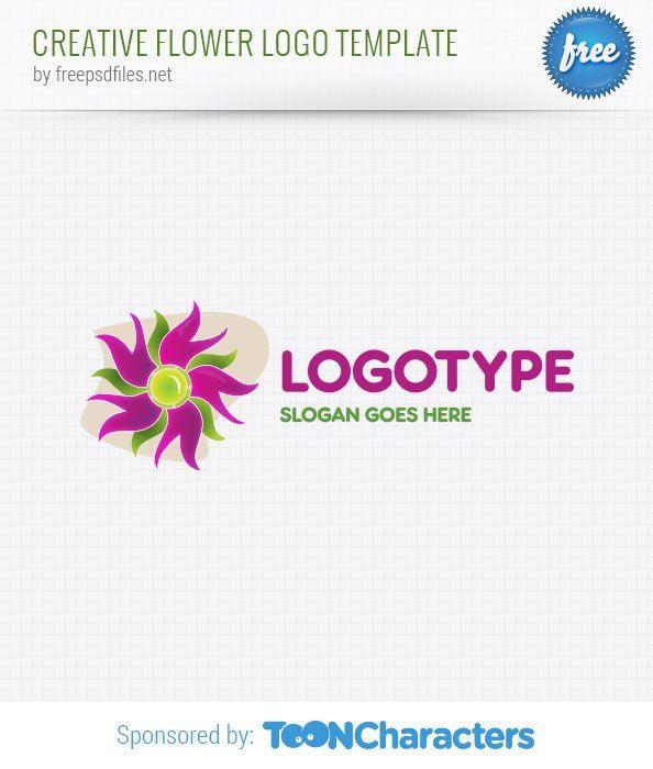 Creative Flower Shop Logo - Creative Flower Logo Template