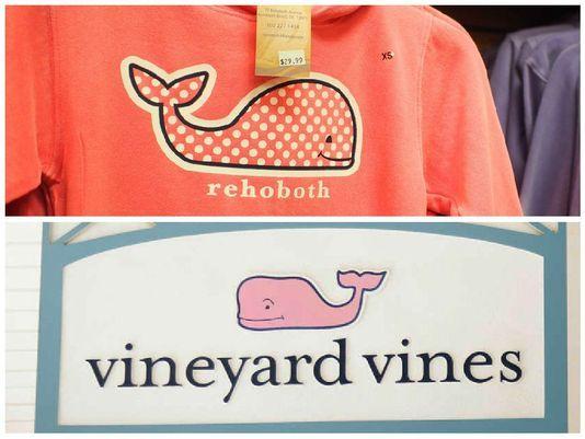 Vinyardvine Logo - Vineyard Vines, Rehoboth Lifestyle shop clash over whale logos