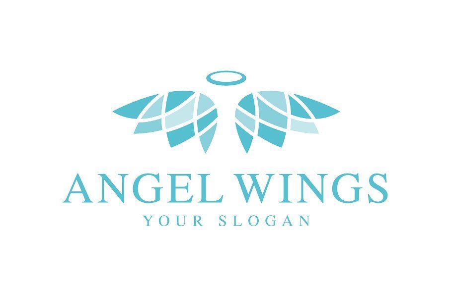 Angel Wings Logo - Angel Wings Logo ~ Logo Templates ~ Creative Market