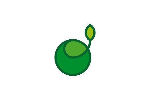 Green O Logo - Organic / Natural Logo Design Logo Templates Creative Market