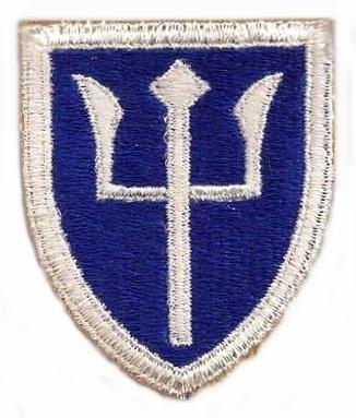 Trident Military Logo - Nickname: None recorded.. Shoulder Patch: A vertical white trident