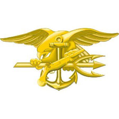 Trident Military Logo - 5.5 Inch SEAL TEAM TRIDENT MILITARY DECAL - Walmart.com