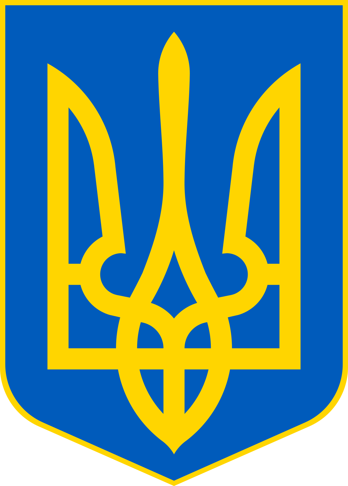 Trident Military Logo - Coat of arms of Ukraine