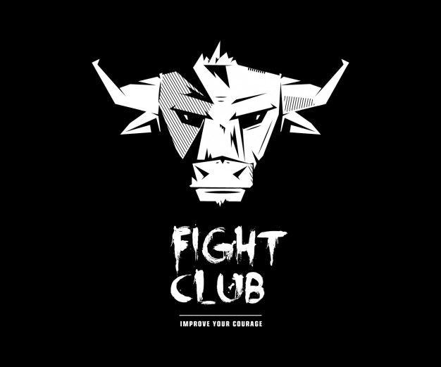 Fight Club Logo - Fight club bull logo Vector