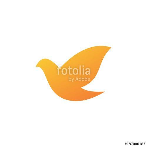 Orange Bird Logo - bird logo