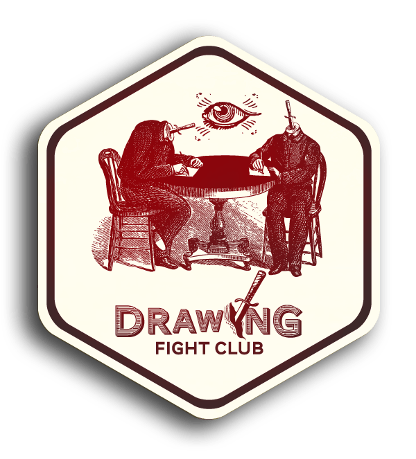 Fight Club Logo - DRAWING FIGHT CLUB LOGO BRAND DESIGN on Behance