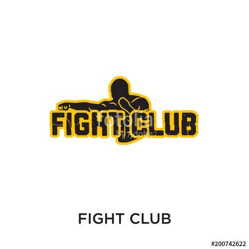 Fight Club Logo - fight club logo isolated on white background for your web, mobile ...